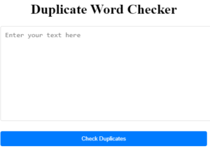 Best Duplicate Word Checker-Toolnestseo