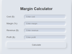Best Margin Calculator-Toolnestseo